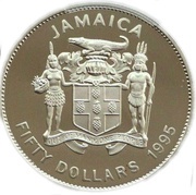 50 Dollars Bob Marley obverse image