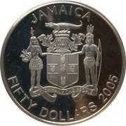 50 Dollars Bob Marley obverse image