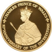 100 Dollars Prince Charles, Jamaica, 1979 reverse image