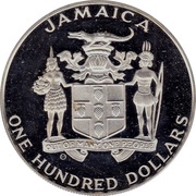 100 Dollars Summer Olympics obverse image