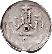 Denier - Eberhard I Friesach, Austria, 1147-1164 reverse image