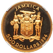 500 Dollars Royal Visit obverse image