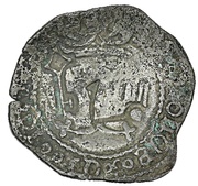 1⁄11 Réal Countermarked 4 maravedis; key and anchor obverse image