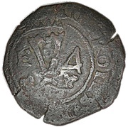1⁄11 Réal Countermarked 4 maravedis; key reverse image
