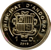 1 Diner Our Lady of Meritxell obverse image