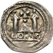 Denier - Adalbert III von Böhmen Friesach reverse image