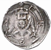 Denier - Eberhard II von Regensberg Friesach, Austria, 1200-1246 reverse image