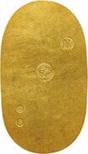 5 Ryō "Tenpō Goryōban", Japan, 1837-1843 reverse image