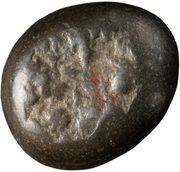 "Tenpō Mameitagin" Daikoku Uniface reverse image