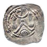 Denier - Eberhard II von Regensberg Friesach, Austria, 1200-1246 reverse image