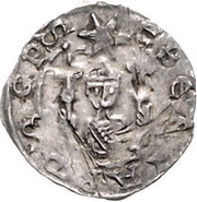 Denier - Eberhard II of Regensberg Friesach mint, Austria, 1200-1246 reverse image