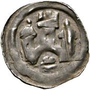 1 Pfennig - Rudolf von Hohenegg obverse image