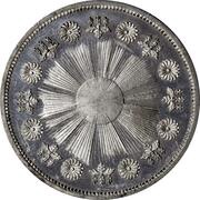 ½ Yen - Meiji Tin pattern reverse image