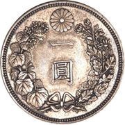 1 Yen - Meiji, Japan, 1901 reverse image