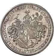 1 Thaler - Johann Ehrenreich, Austria, 1717 reverse image