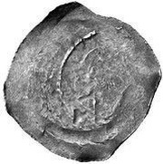 1 Pfennig - Rudolf I Graz, Austria, 1276-1281 reverse image