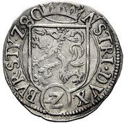 2 Kreuzers - Charles II Francis of Austria Graz, Austria, 1576-1581 reverse image