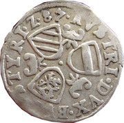 3 Kreuzers - Charles II Francis of Austria, Austria, 1587 reverse image