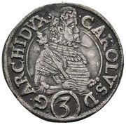 3 Kreuzers - Charles II Francis of Austria obverse image