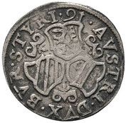 3 Kreuzers - Charles II Francis of Austria, Austria, 1591 reverse image