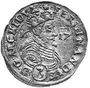 3 Kreuzers - Ferdinand II Graz obverse image
