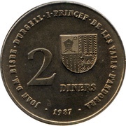 2 Diners - Joan Martí i Alanis 1992 Olympic Games; non magnetic obverse image