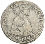 1 Thaler - Charles II Francis of Austria Graz obverse image