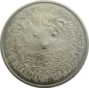 50 Tenge Brandt's hedgehog reverse image