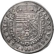 1 Thaler - Ferdinand II Graz, Austria, 1617 reverse image