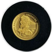 100 Tenge King Kroisos Treasure, Kazakhstan, 2004 reverse image