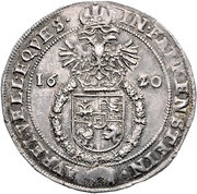 ½ Thaler - Paul Sixtus I, Austria, 1620 reverse image