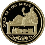 100 Tenge Gold of King Midas reverse image