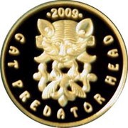 100 Tenge Cat predator head, Kazakhstan, 2009 reverse image