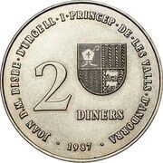 2 Diners - Joan Martí i Alanis 1992 Olympic Games; magnetic obverse image