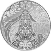 100 Tenge Qyz Uzatý, Kazakhstan, 2019 reverse image