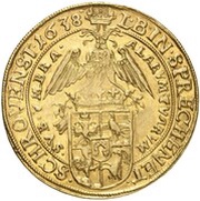 10 Ducats - Johann Franz, Austria, 1638 reverse image