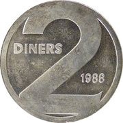 2 Diners - Joan Martí i Alanís Santa Coloma reverse image
