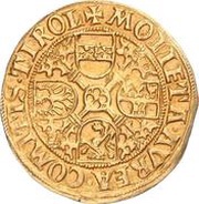 1 Goldgulden In the name of Sigismund; Hall mint reverse image
