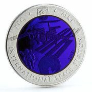 500 Tenge International Space Station, Kazakhstan, 2013 reverse image