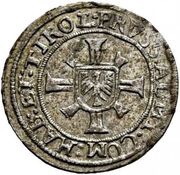 1 Kreuzer - Maximilian III Hall, Austria, 1613-1618 reverse image