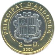 2 Diners Pope John Paul II obverse image