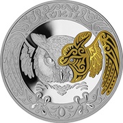 500 Tenge Eagle Owl, Kazakhstan, 2019 reverse image