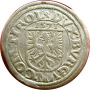 2 Kreuzers - Ferdinand II of Tyrol, Austria, 1567-1572 reverse image