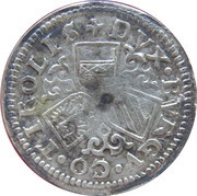 3 Kreuzers - Ferdinand II of Tyrol, Austria, 1577-1595 reverse image
