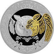 5000 Tenge Eagle Owl, Kazakhstan, 2019 reverse image