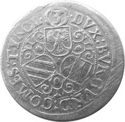 3 Kreuzers - Leopold V, Austria, 1626-1632 reverse image
