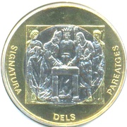 2 Diners Paréage of Andorra, Andorra, 2005-2008 reverse image