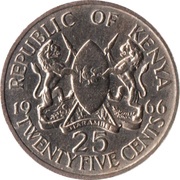 25 Cents Without legend obverse image