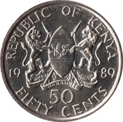 50 Cents Copper-nickel obverse image