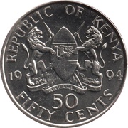 50 Cents Plated steel obverse image